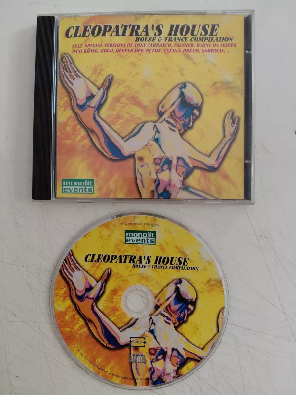 Cleopatra’s House (House & Trance Compilation)  - 1998  İsviçre Basım CD Albüm-2.el