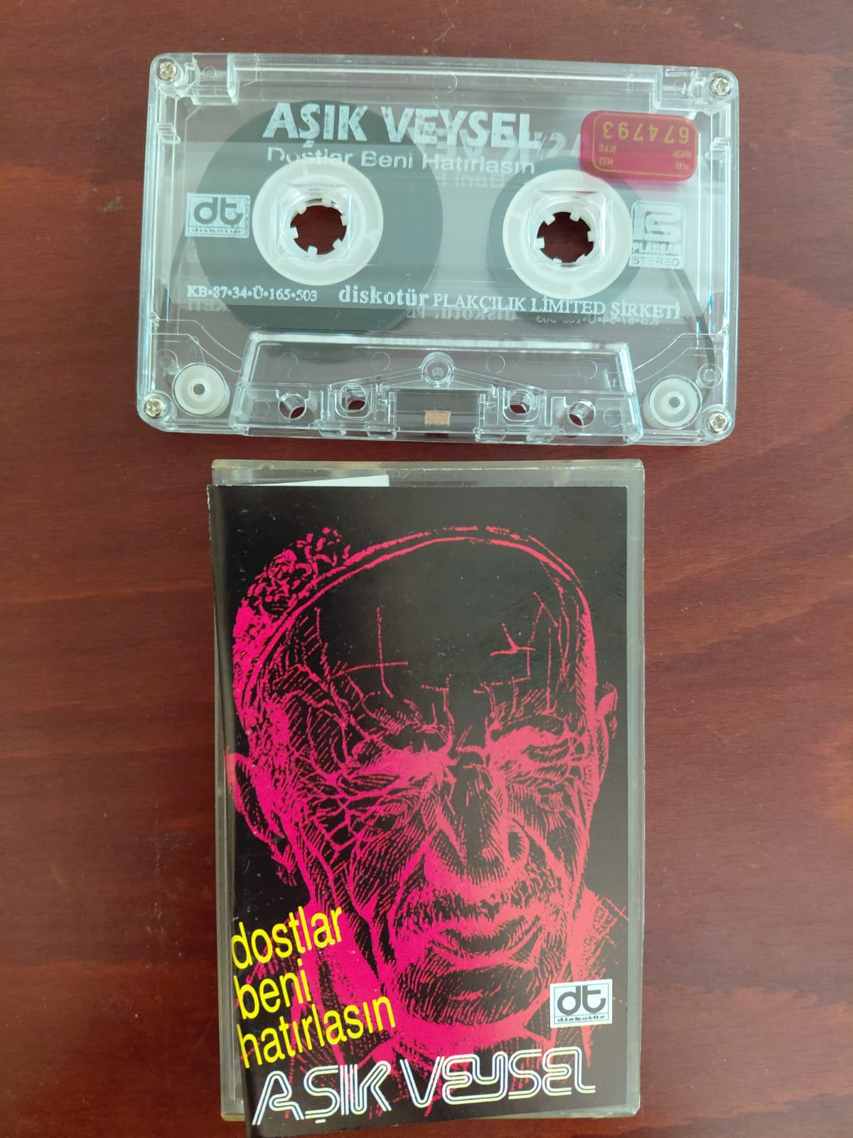 Aşık Veysel – Dostlar Beni Hatırlasın  - 1987 Türkiye Basım Kaset Albüm-2.EL