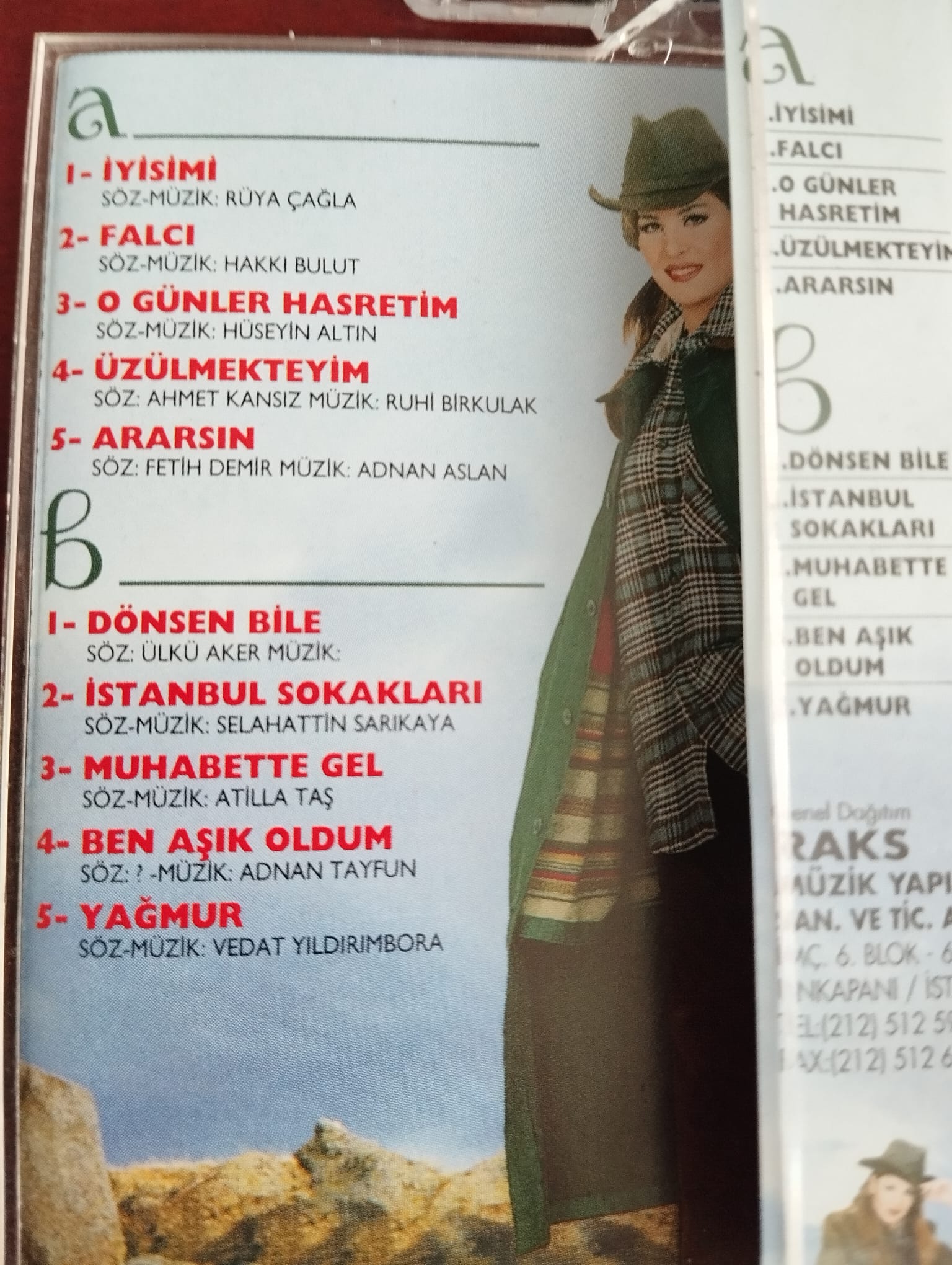 NİLA  –  İYİSİMİ  -  1995  Türkiye Basım  Kaset Albüm -2.EL
