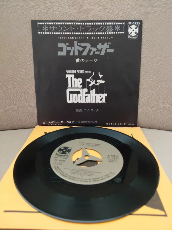 Nino Rota  –  The Godfather ( Soundtrack ) - 1972 Japonya Basım 45’lik Plak-2.el