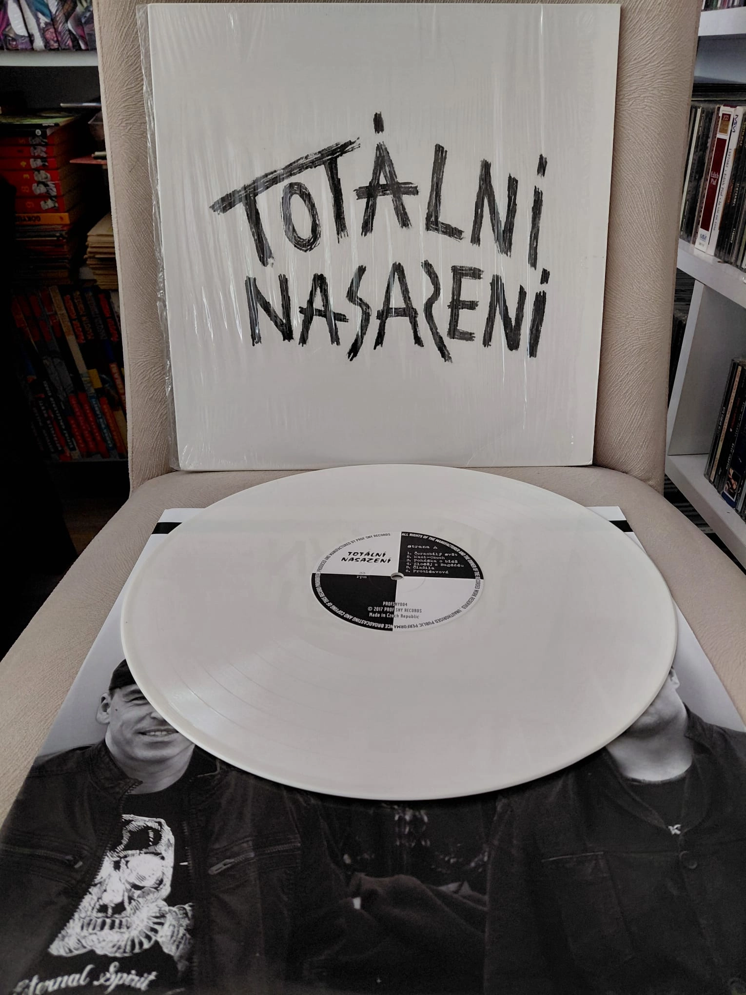 Totální Nasazení – Best Of Totální Nasazení - 2017 Çek Cumhuriyeti Basım Albüm - LP Beyaz Renk Plak