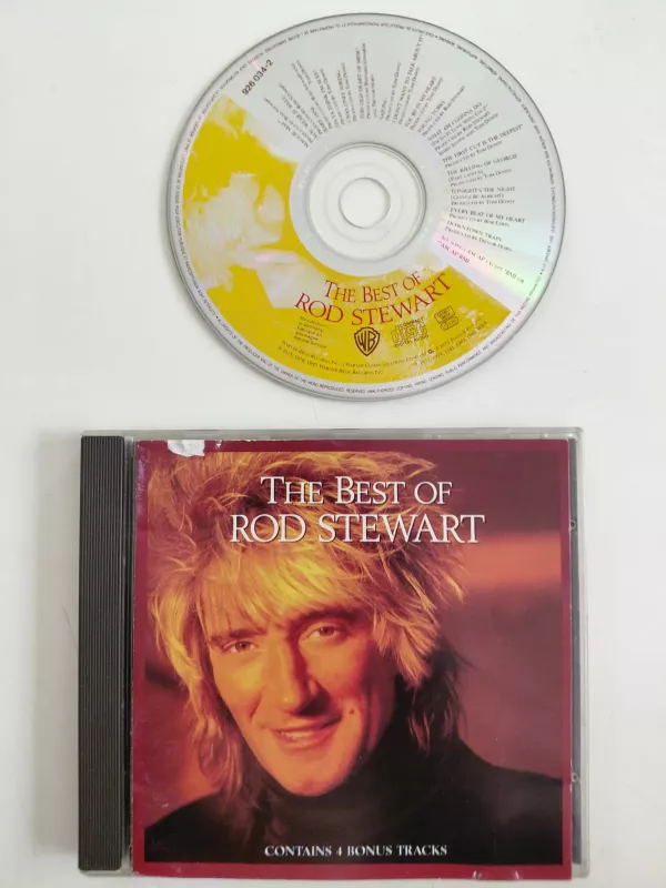 Rod Stewart  - The Best Of Rod Stewart -  1989  Avrupa Basım - CD Albüm-2.el
