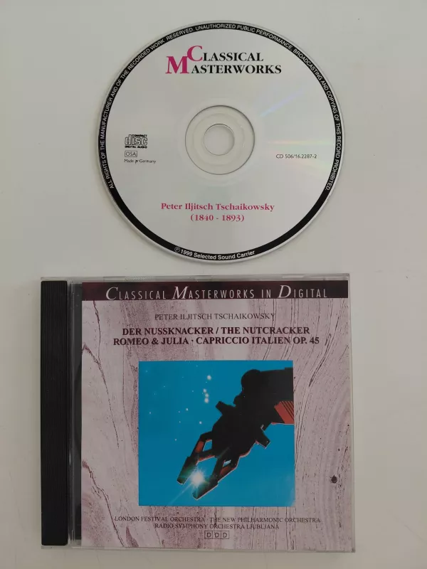 Tschaikowsky –  The Nutcracker - Romeo & Julia - Capriccio Italen Op.45 – CD Albüm-2.el