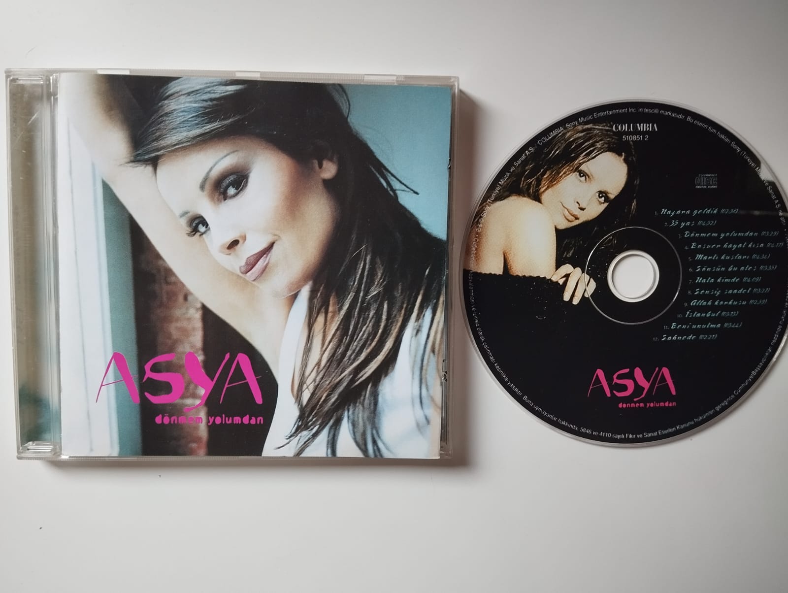 Asya – Dönmem Yolumdan - 2002 Türkiye Basım CD Albüm