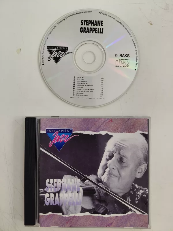 Stephane Grappelli  –  Stephane Grappeli – Türkiye Basım - CD Albüm-2.el