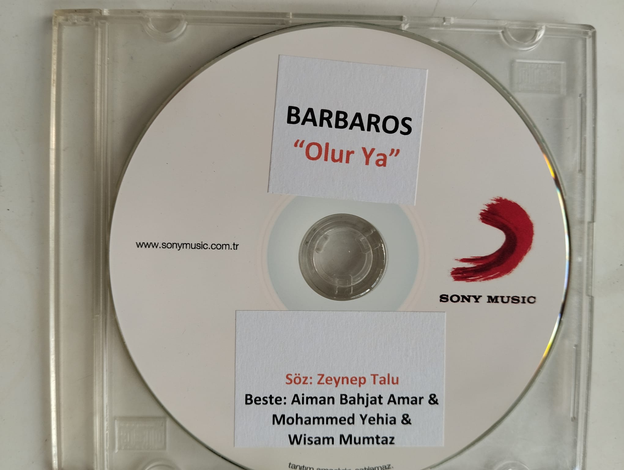 Barbaros / Olur Ya -  Türkiye Basım - 2. El CD, Single, Promo