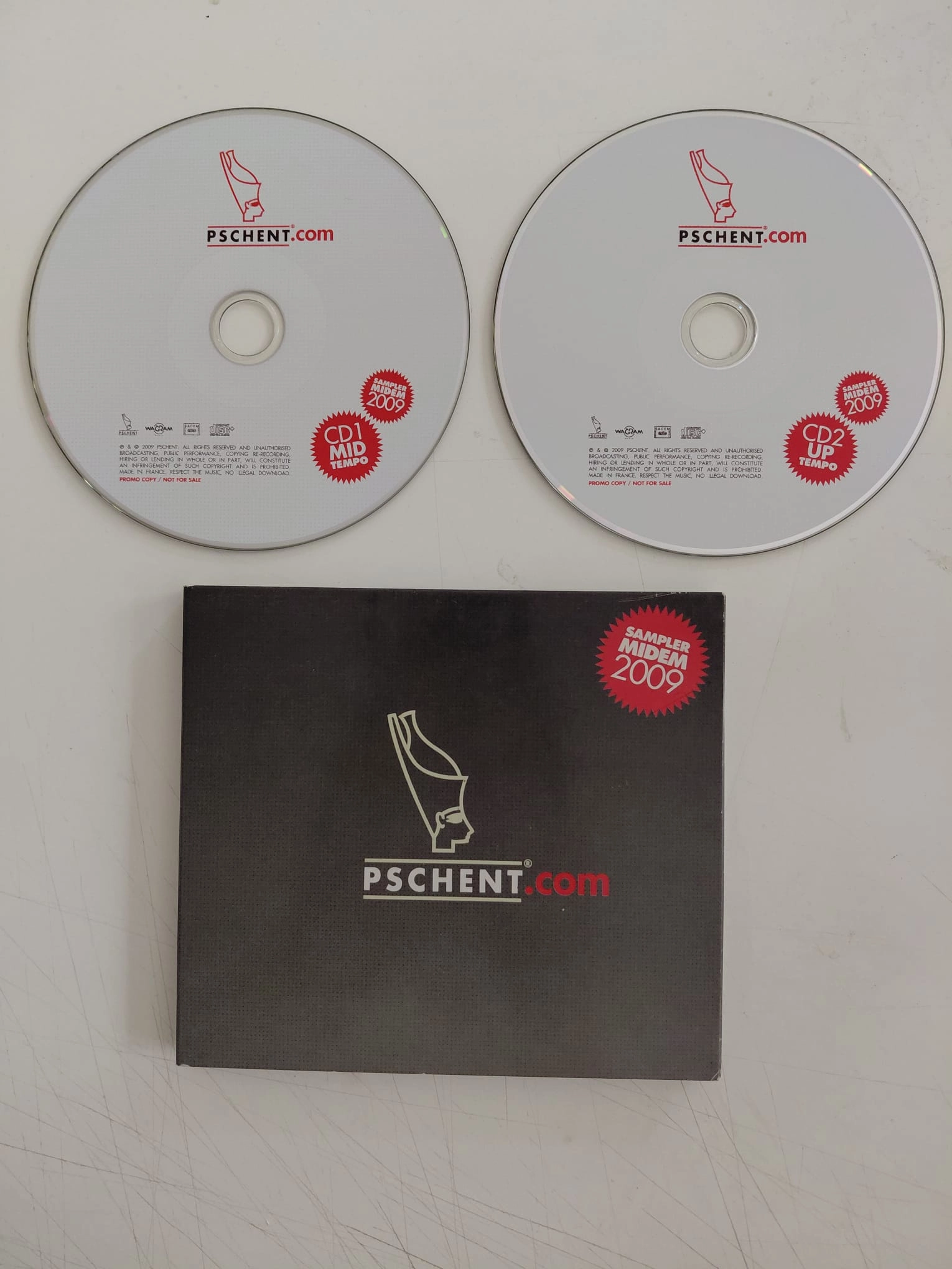 Pschent.com Sampler Midem 2009  – 2009  Fransa  Basım - 2xCD Albüm-2.el