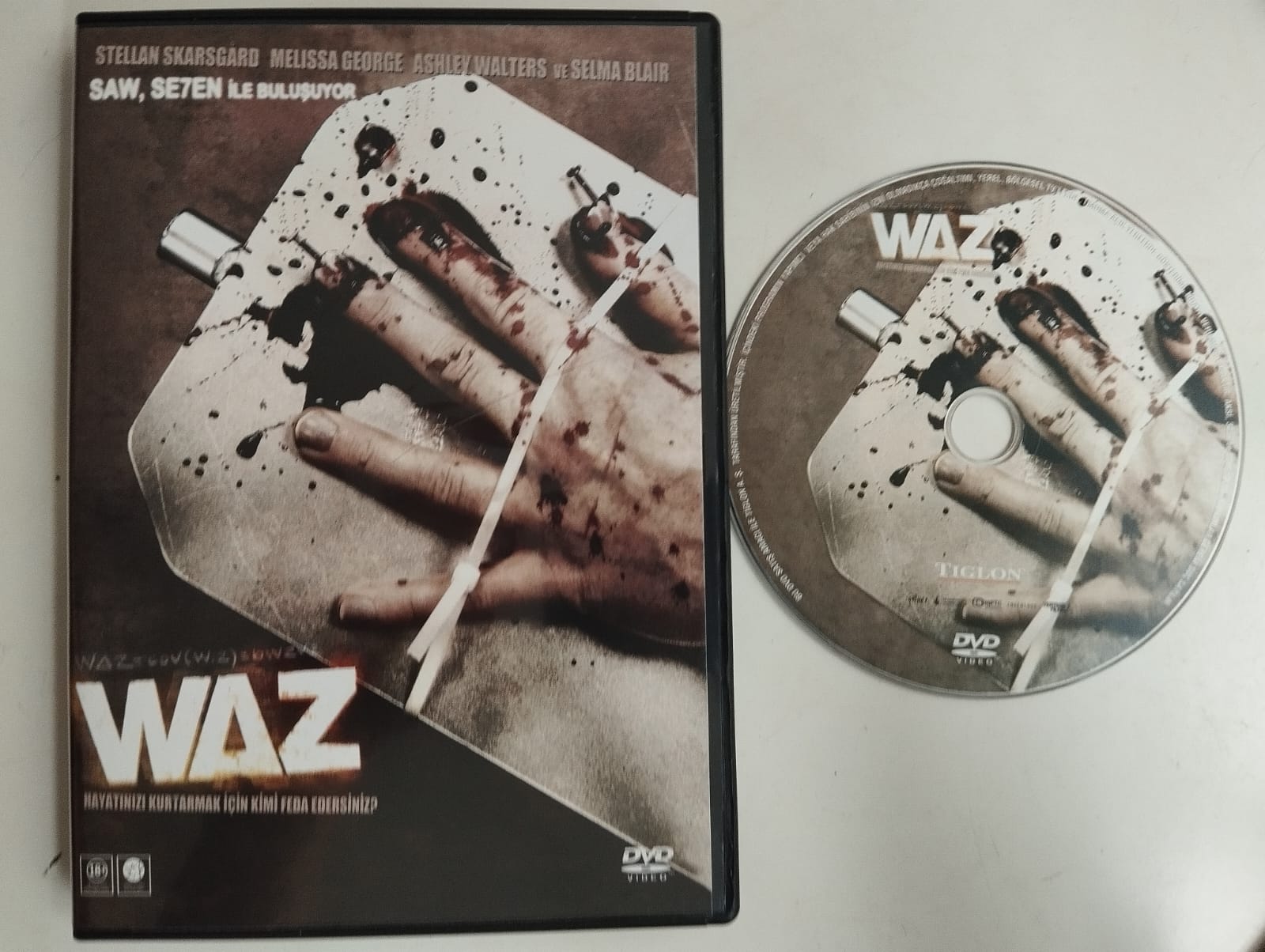 WAZ - BİR TOM SHANKLAND FİLMİ   - 100 DAKİKA TÜRKİYE BASIM -  DVD  FİLM