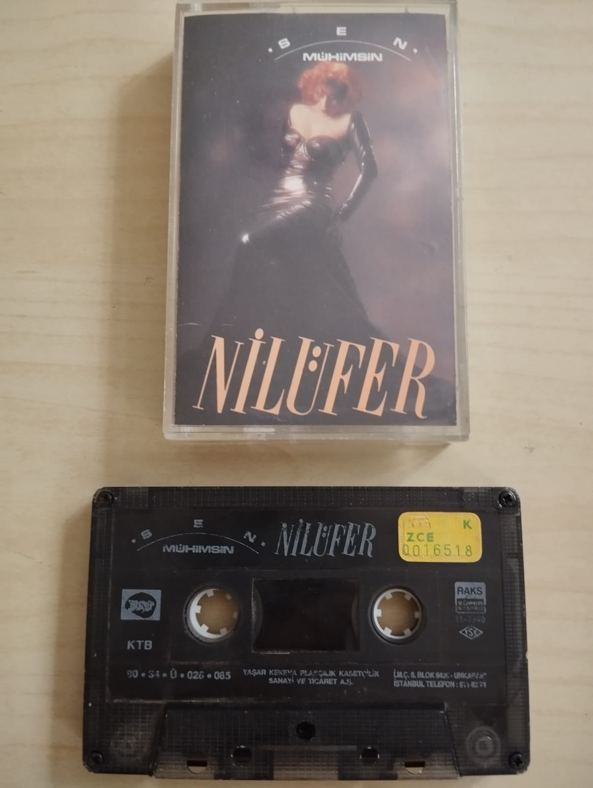 Nilüfer – Sen Mühimsin - 1990 Türkiye Basım  Kaset Albüm-2.el