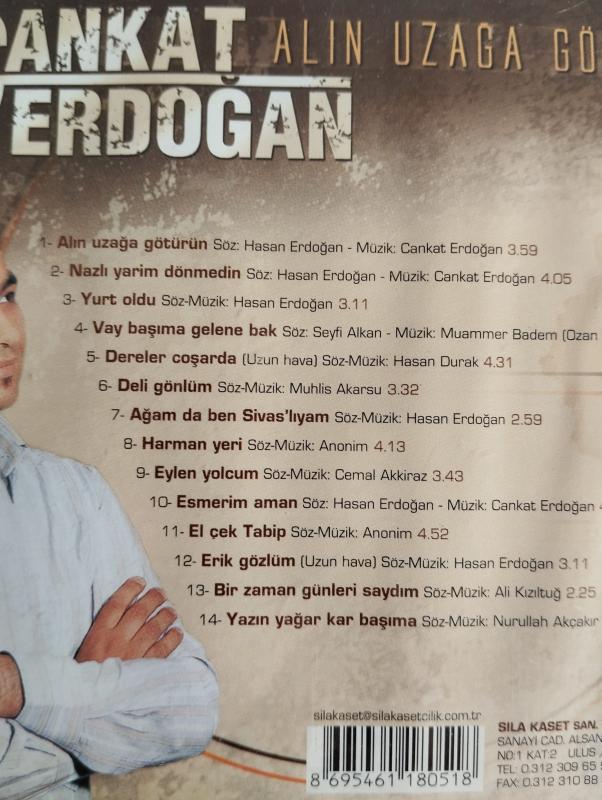 Cankat Erdoğan / Alın Uzağa Götürün - Türkiye Basım - 2. El CD Albüm
