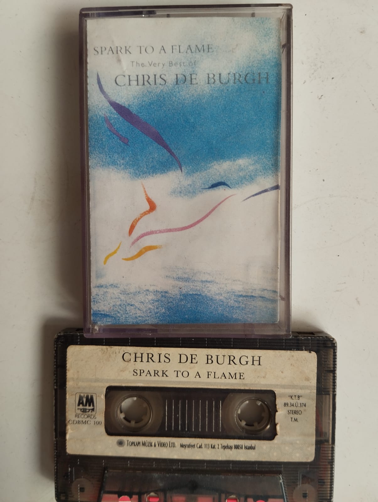 Chris De Burgh – Spark To A Flame - 1991 Türkiye Basım 2. El Kaset Albüm