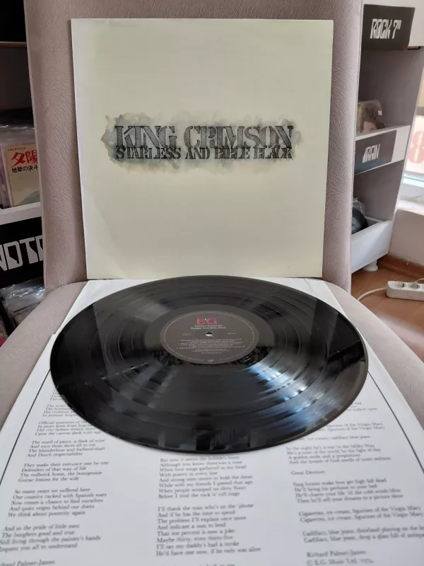King Crimson – Starless And Bible Black - 1987 İngiltere Basım Albüm LP Plak-2.el