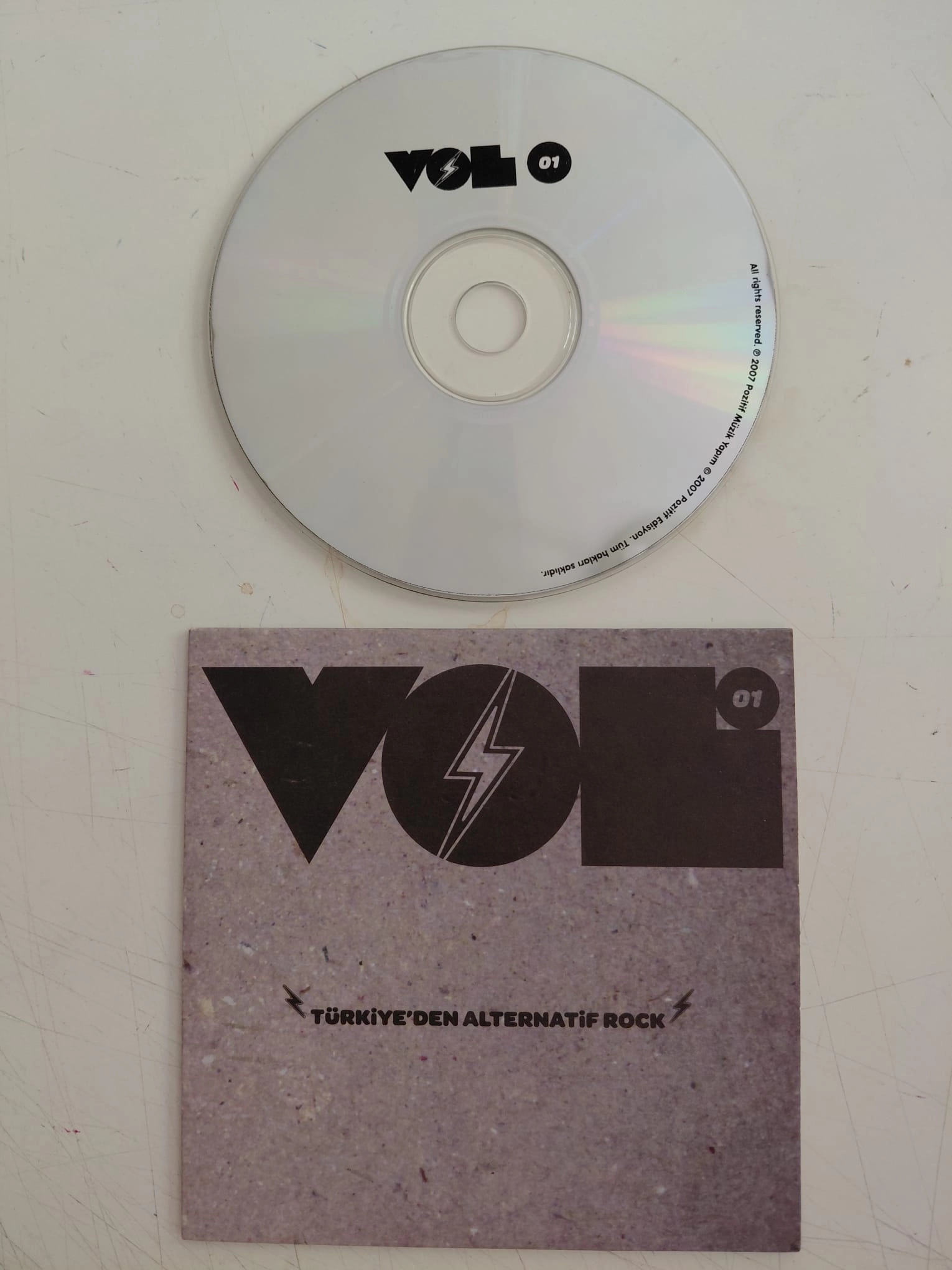 Vol 01 -Türkiye’den Alternatif Rock (Replikas,Ayyuka ,Ars Longa)- 2007 Türkiye Basım  CD Promo-2.el