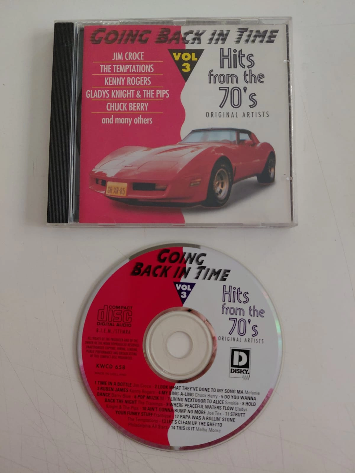 Going Back In Time - Hits From The 70’s Vol 3  - 1993 Avrupa Basım CD Albüm-2.el