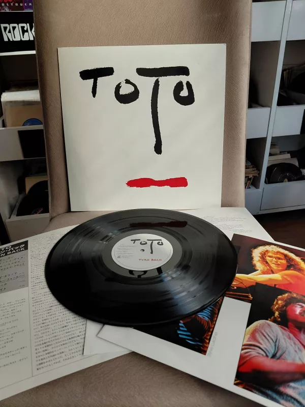 Toto – Turn Back - 1981 Japonya Basım 33 Lük LP Albüm Plak-2.el