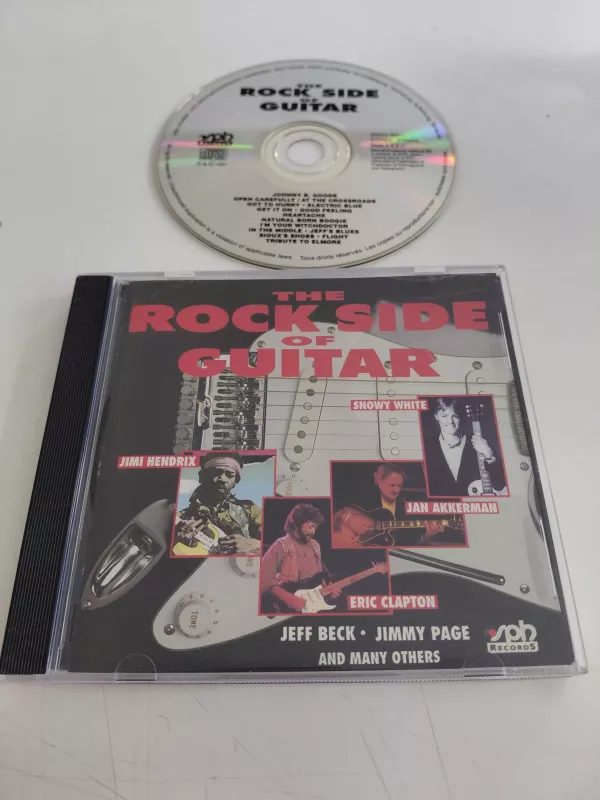 The Rock Side Of Guitar (Chuck Berry ,Eric Clapton... ) – 1991 Avrupa Basım - CD Albüm-2.el