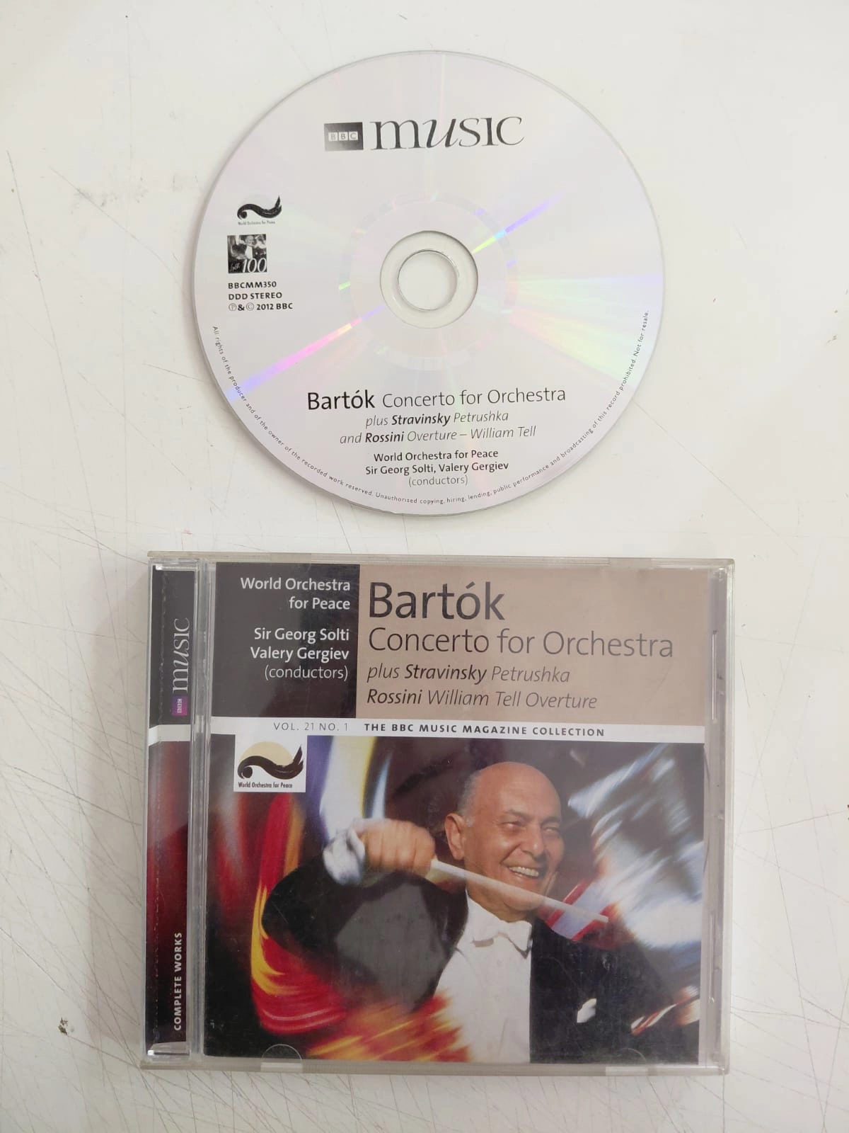 Bartok / Concerto for Orchestra – Stravinsky Petrushka / Rossini Wiliam Tell Overture - CD -2.el