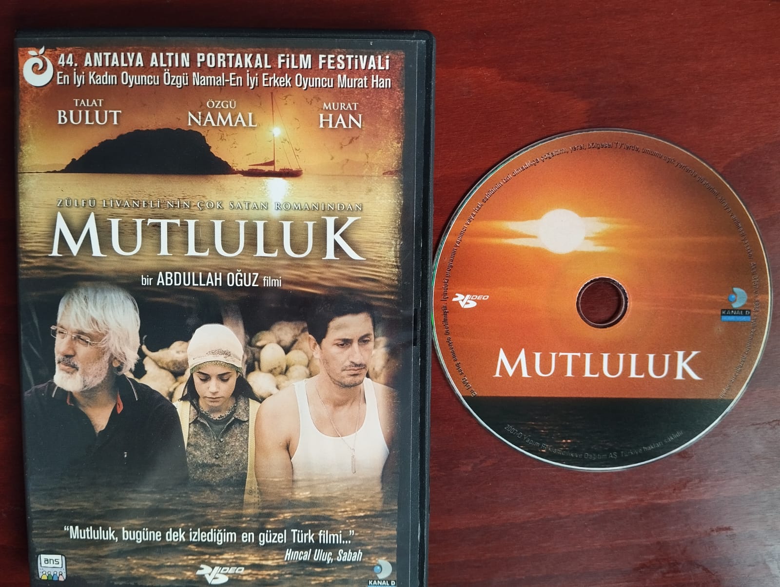 Mutluluk  / Abdullah Oğuz filmi  - 2. El  DVD Film