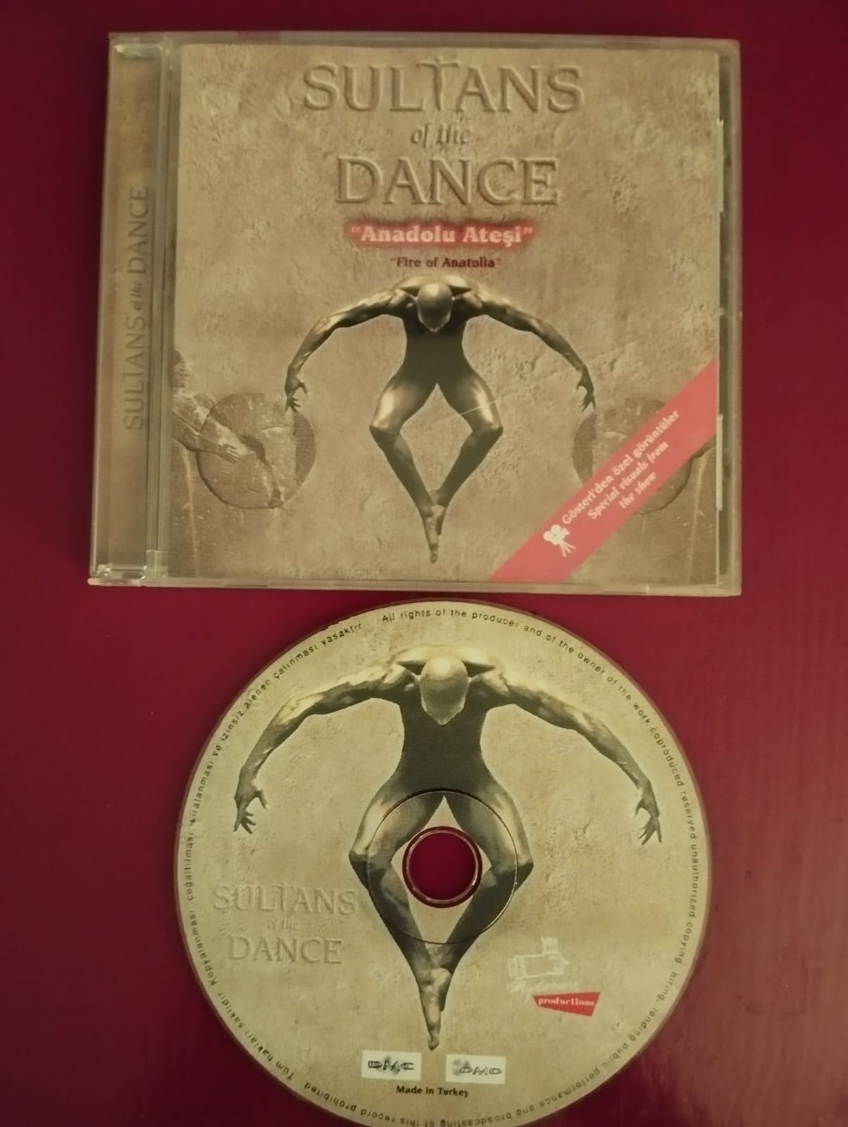 SULTAN’S OF THE DANCE ( ANADOLU ATEŞİ ) - 2001 TÜRKİYE BASIM - CD ALBÜM -2.EL