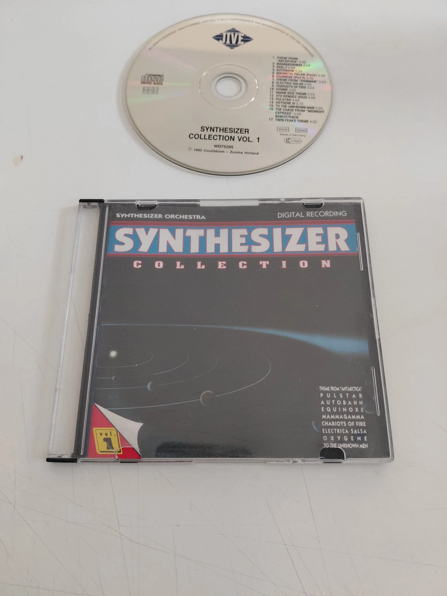 Synthesizer Orchestra  – Synthesizer Collection Vol. 1 –  1992 Hollanda Basım - CD Albüm-2.el