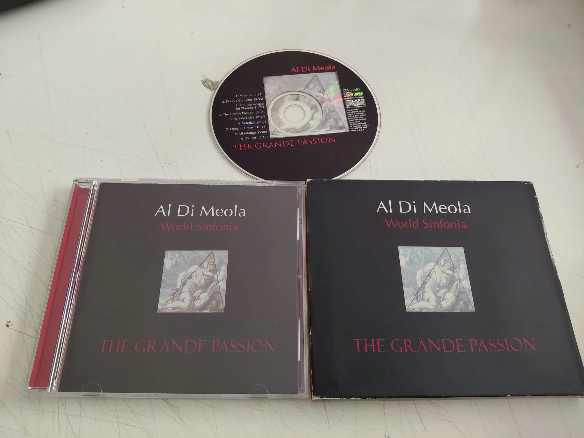 Al Di Meola, World Sinfonia – The Grande Passion - Avrupa  Basım  CD Albüm-2.el