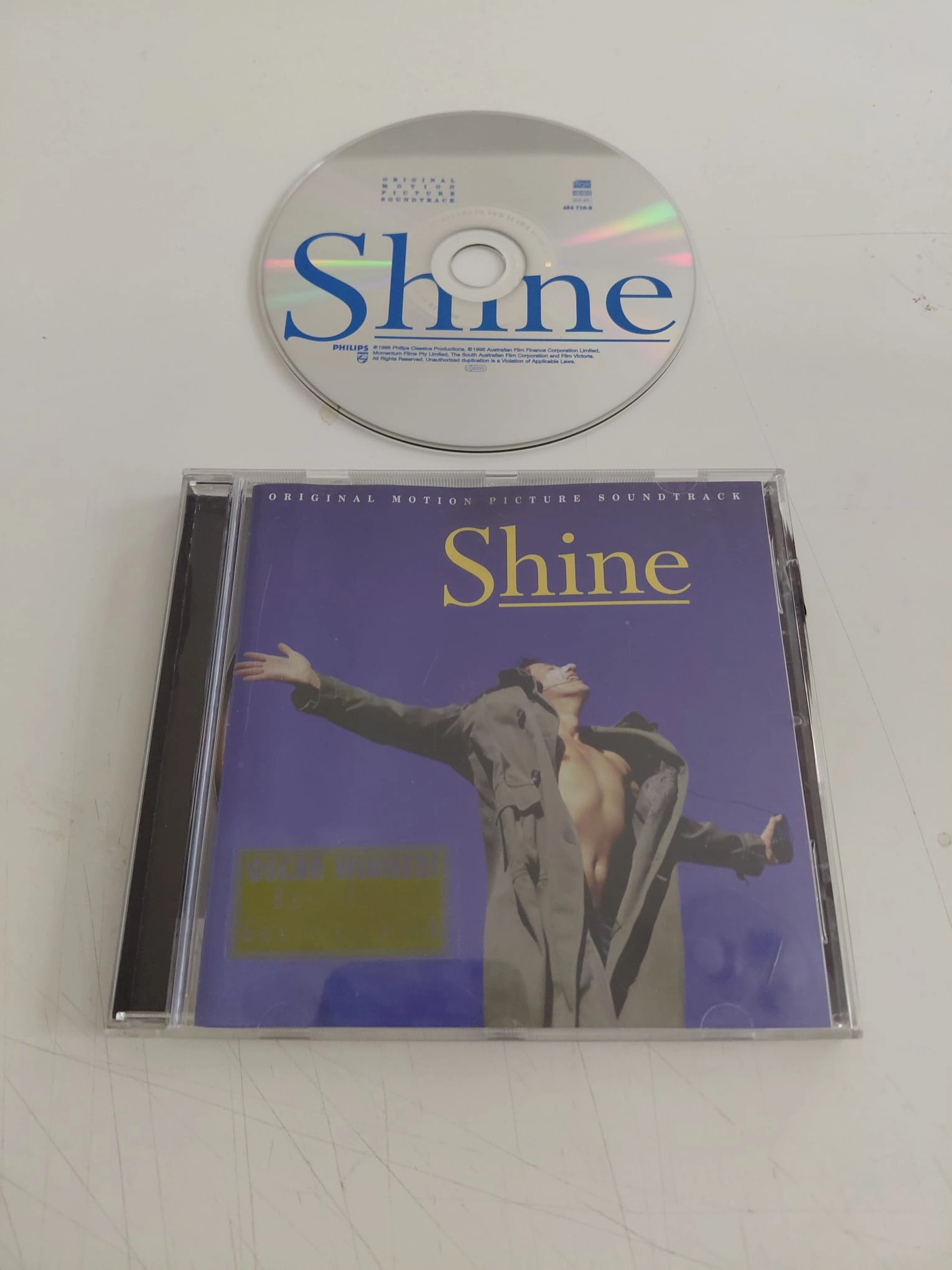 Shine  ( Soundtrack ) –  1996 Avrupa Basım - CD Albüm-2.el