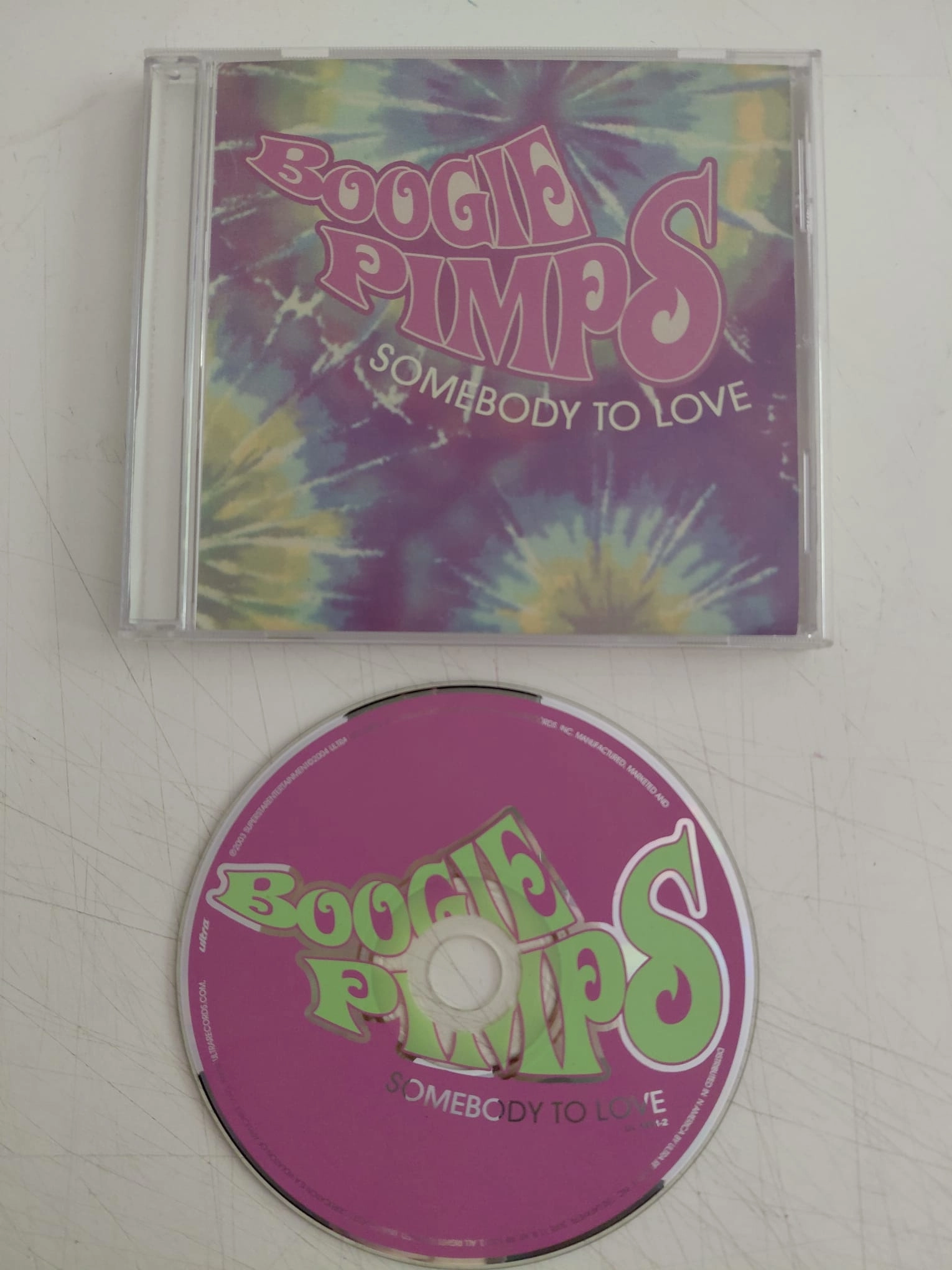 Boogie Pimps  – Somebody To Love - 2004  Amerika Basım CD, Maxi-Single-2.el