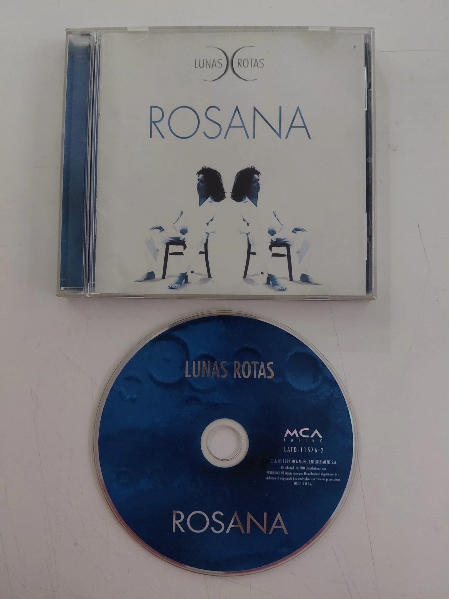 Rosana – Lunas Rotas – 1996 Avrupa  Basım - CD Albüm /Promo-2.el