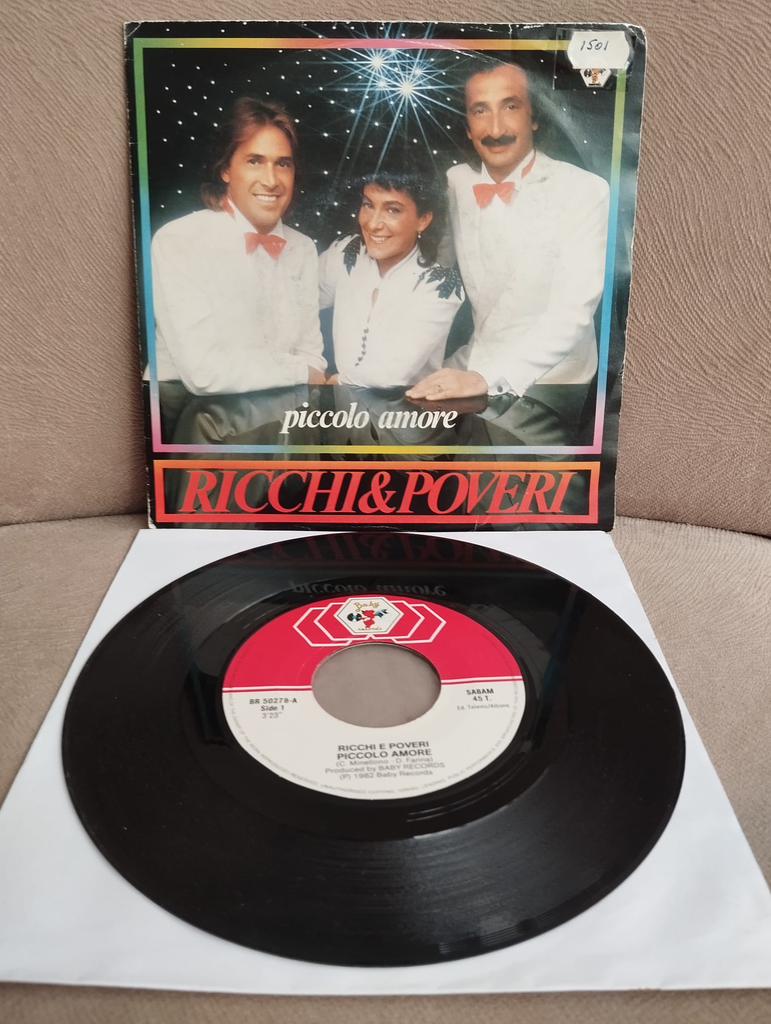 Ricchi E Poveri – Piccolo Amore / Perche Ci Vuole L’Amore  - 1982  Belçika Basım 45 lik Plak-2.el