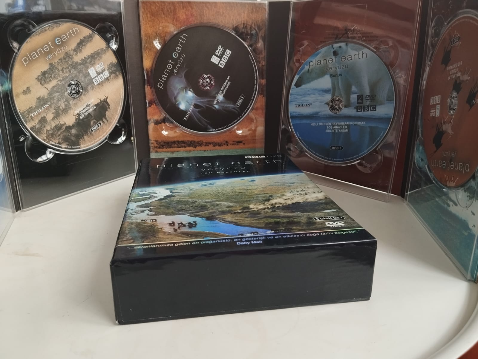 Planet Earth (Yeryüzü) - 2. El 5X DVD Set - Belgesel
