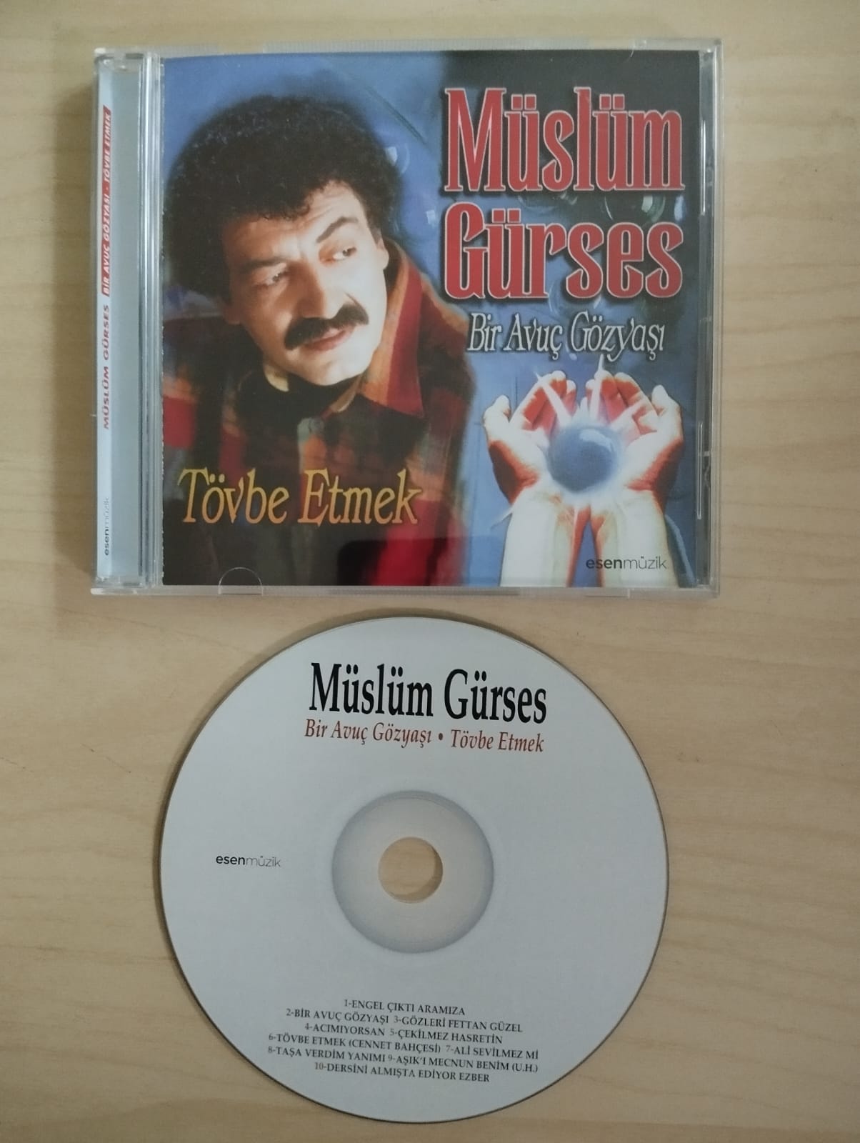 Müslüm Gürses – Bir Avuç Gözyaşı / Tövbe Etmek -  2002 Türkiye Basım - CD Albüm-2.el