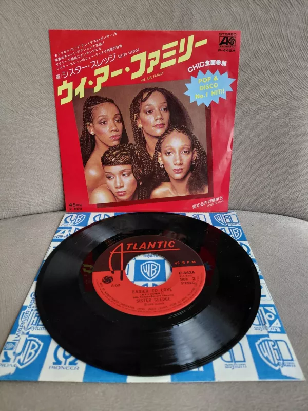 Sister Sledge ‎– We Are Family  - 1979 Japonya Basım 45lik Plak-2.el