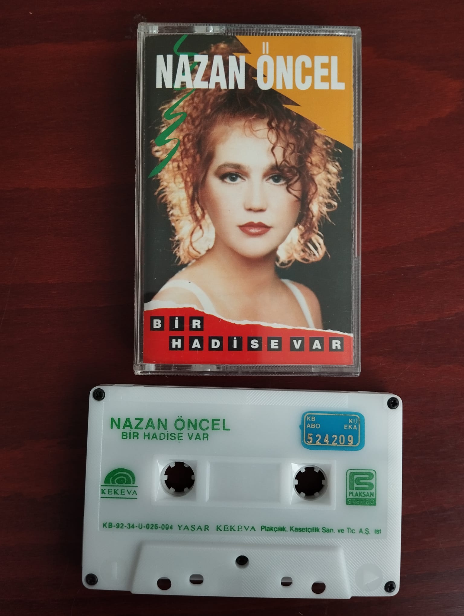 Nazan Öncel – Bir Hadise Var - 1992 Türkiye Basım Kaset Albüm