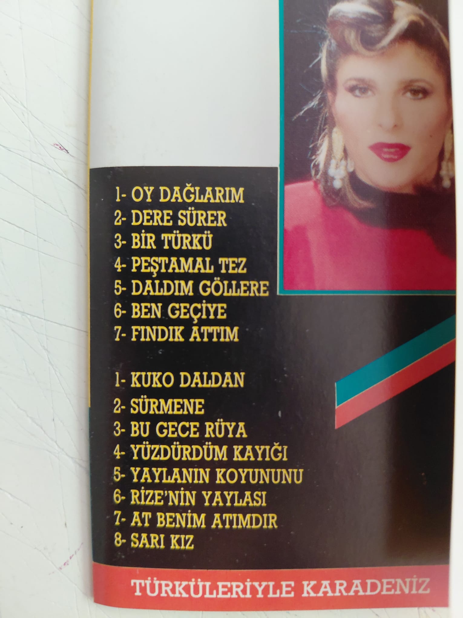 Süreyya Davulcuoğlu - Kuko Daldan/ Rize’nin Yaylası - Almanya Basım Kaset /Destan Müzik-2.el