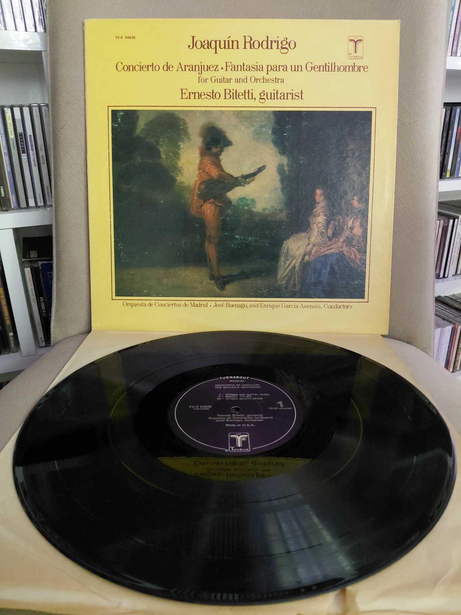 Joaquin Rodrigo : Concierto De Aranjuez  - 1980 USA Basım Albüm LP Plak-2.el