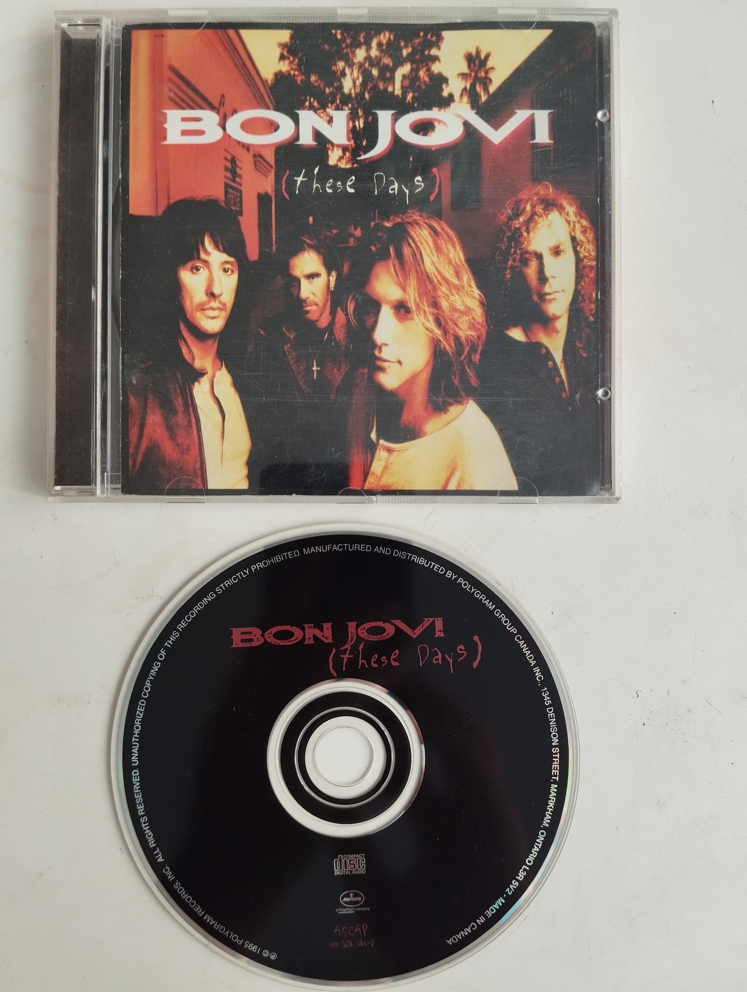 Bon Jovi – These Days - 1Kanada Basım 2. El CD Albüm