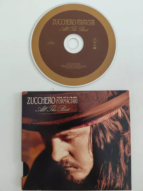 Zucchero Sugar Fornaciari  – All The Best - 2008  Avrupa  Basım - CD Albüm-2.el