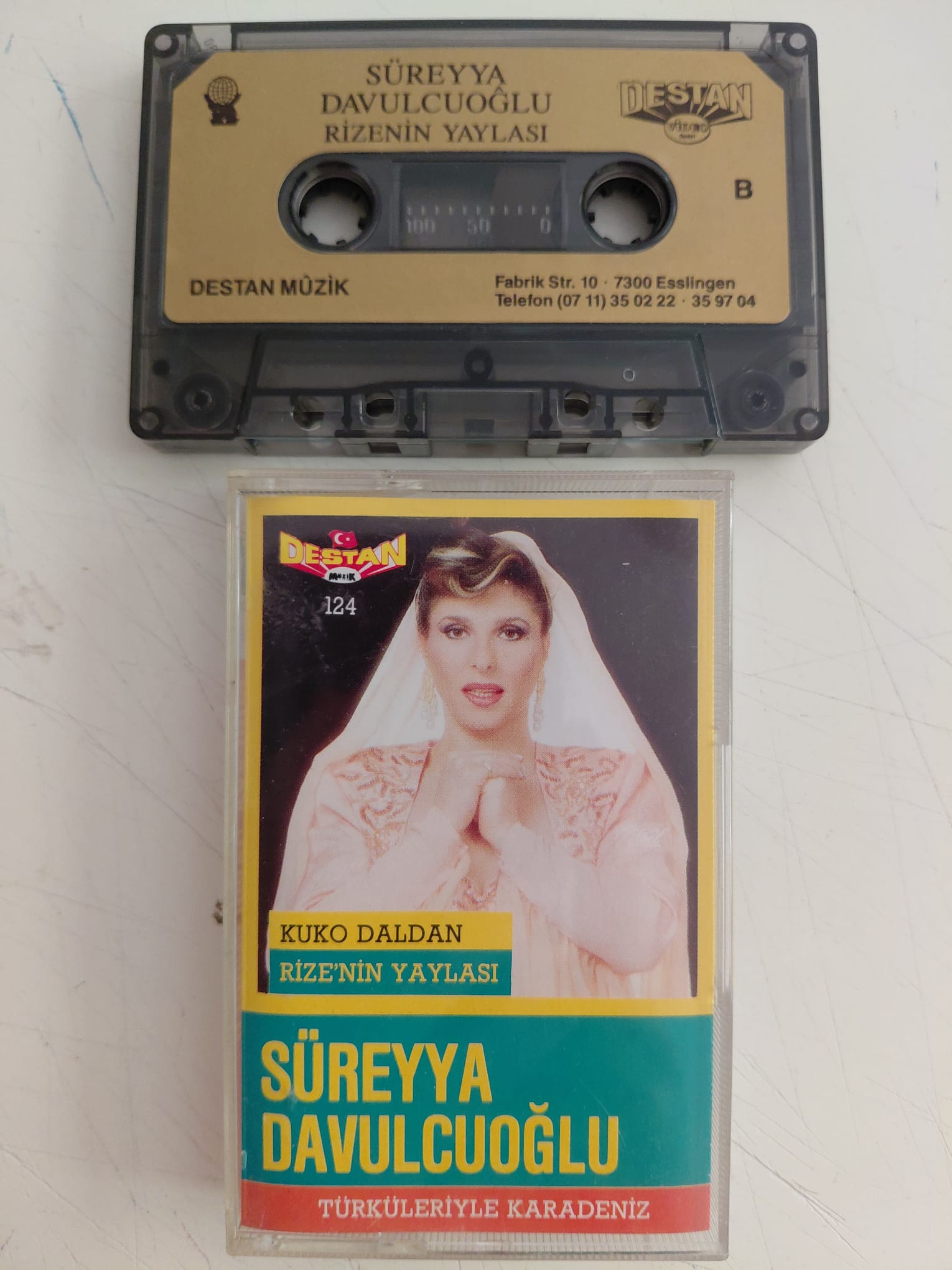 Süreyya Davulcuoğlu - Kuko Daldan/ Rize’nin Yaylası - Almanya Basım Kaset /Destan Müzik-2.el