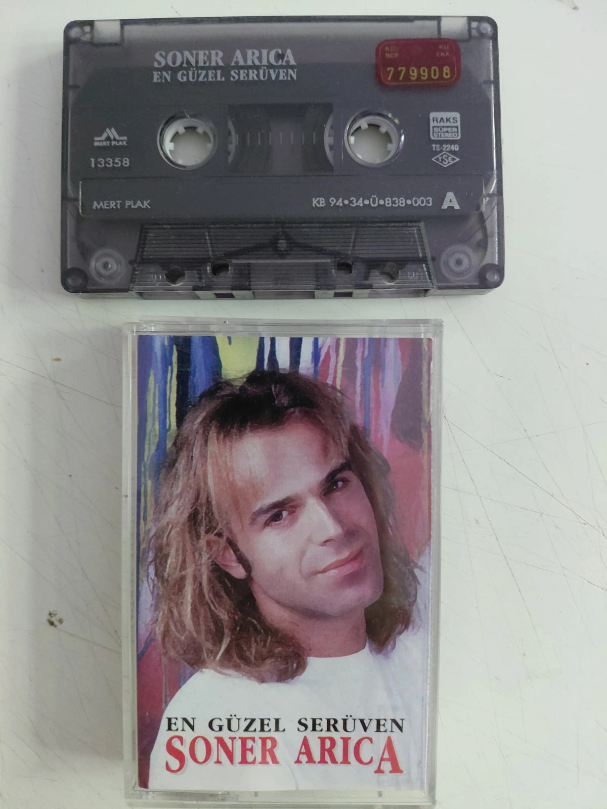 Soner Arıca – En Güzel Serüven -  1994 Türkiye Basım Kaset Albüm-2.el