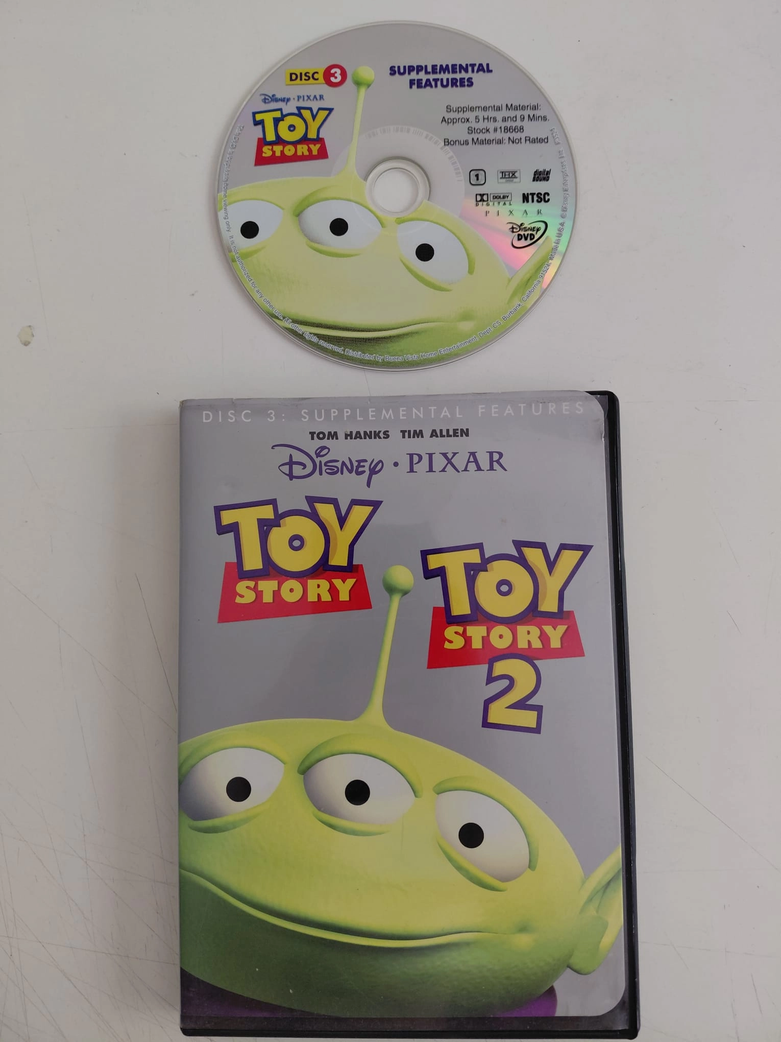 TOY STORY 2  - DVD Animasyon /1. Bölge-Türkçe altyazı yoktur-2.el