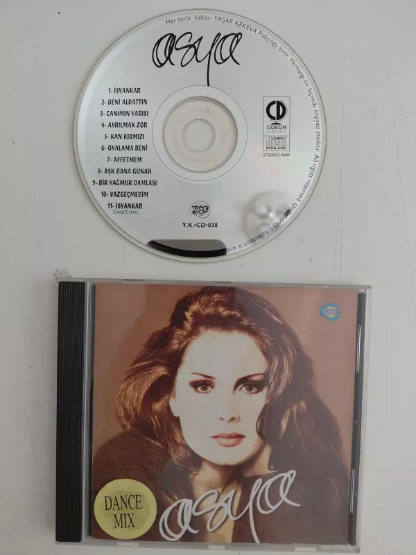 Asya – İsyankar - 1996 Türkiye Basım - CD Albüm-2.el