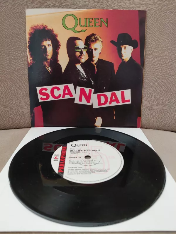 Queen  –  Scandal - 1989  İngiltere  Basım 45lik Plak-2.el