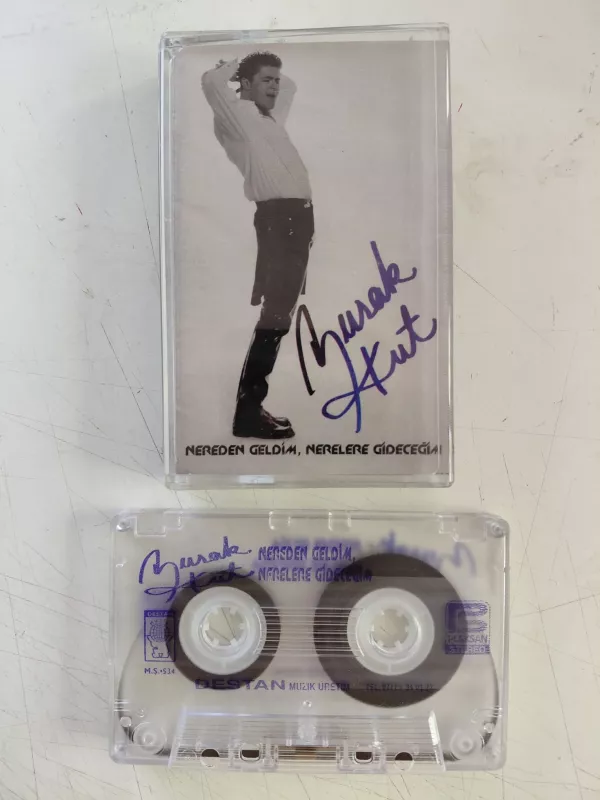 Burak Kut – Nereden Geldim, Nerelere Gideceğim - 1995 Almanya Basım Kaset Albüm/ Destan Müzik-2.el