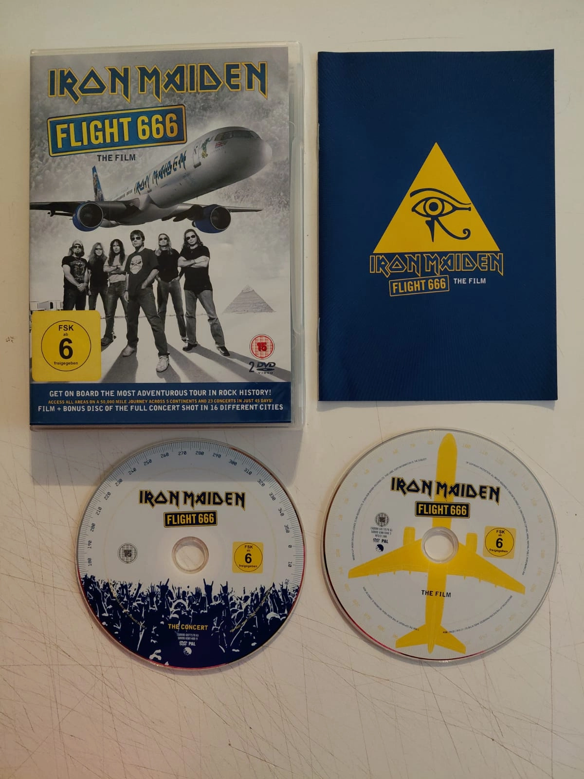 Iron Maiden – Flight 666 (The Film) - 2009 Avrupa Basım - 2 × DVD, DVD-Video -2.el