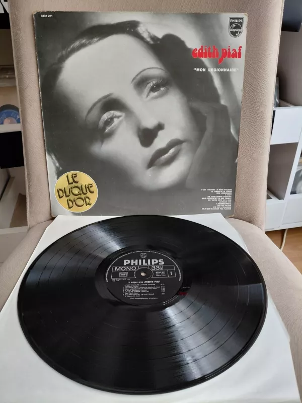 Edith Piaf – Mon Légionnaire - Fransa Dönem Basım Albüm LP Plak-2.el