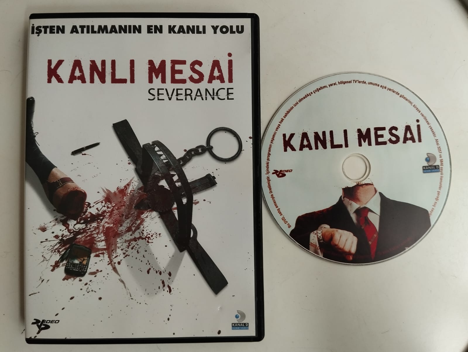 Kanlı Mesai - Severance - 2. El DVD Film - 92 Dakika