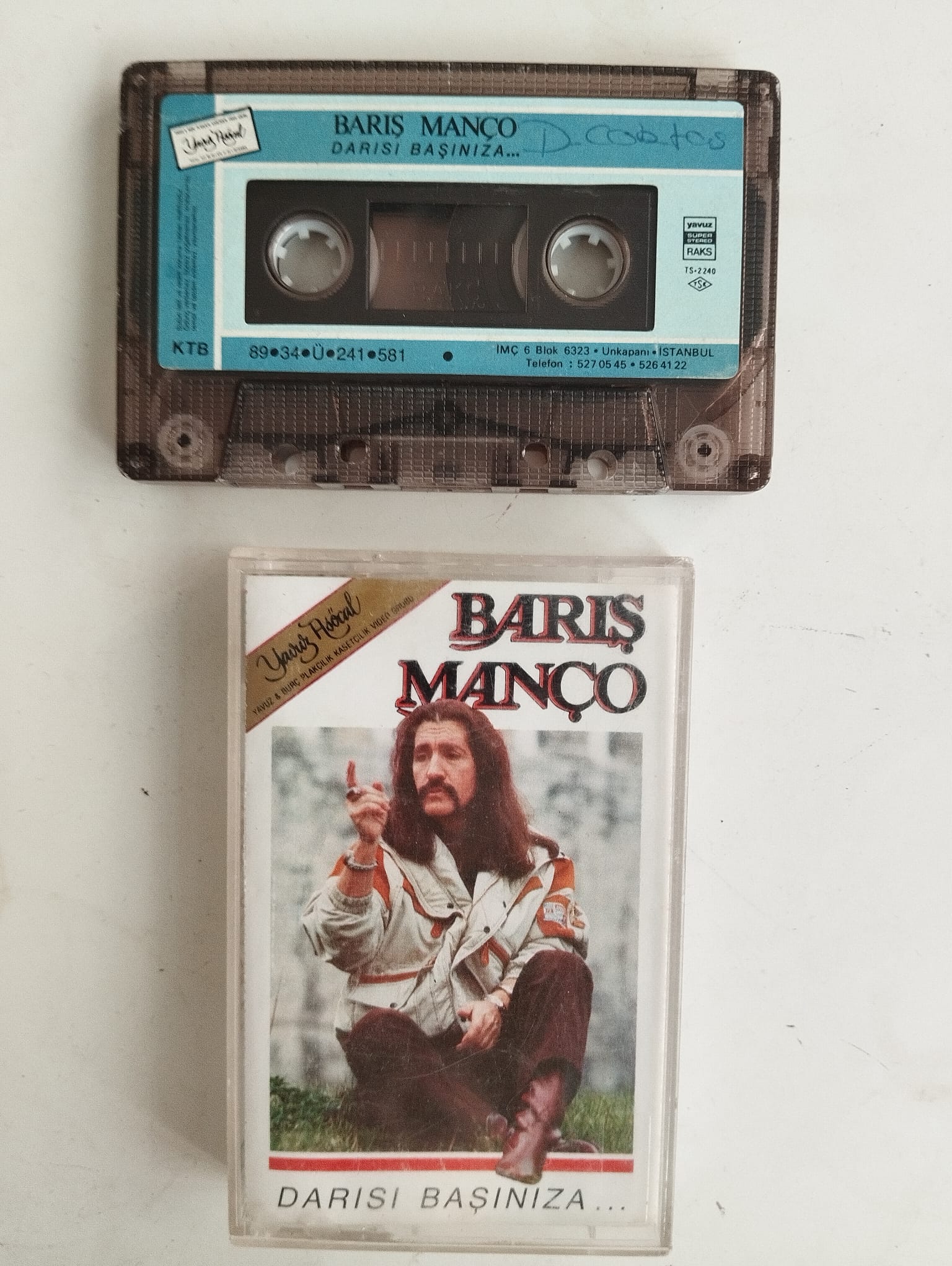 Barış Manço – Darısı Başınıza - 1989 Türkiye Basım 2. El Kaset Albüm(Kağıt Baskı)-2.EL