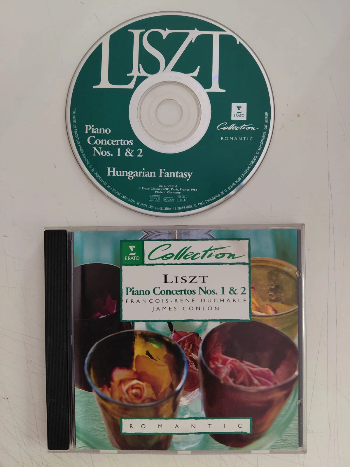 Liszt: Piano Concertos Nos. 1 & 2  -  Almanya Basım  CD Albüm-2.el