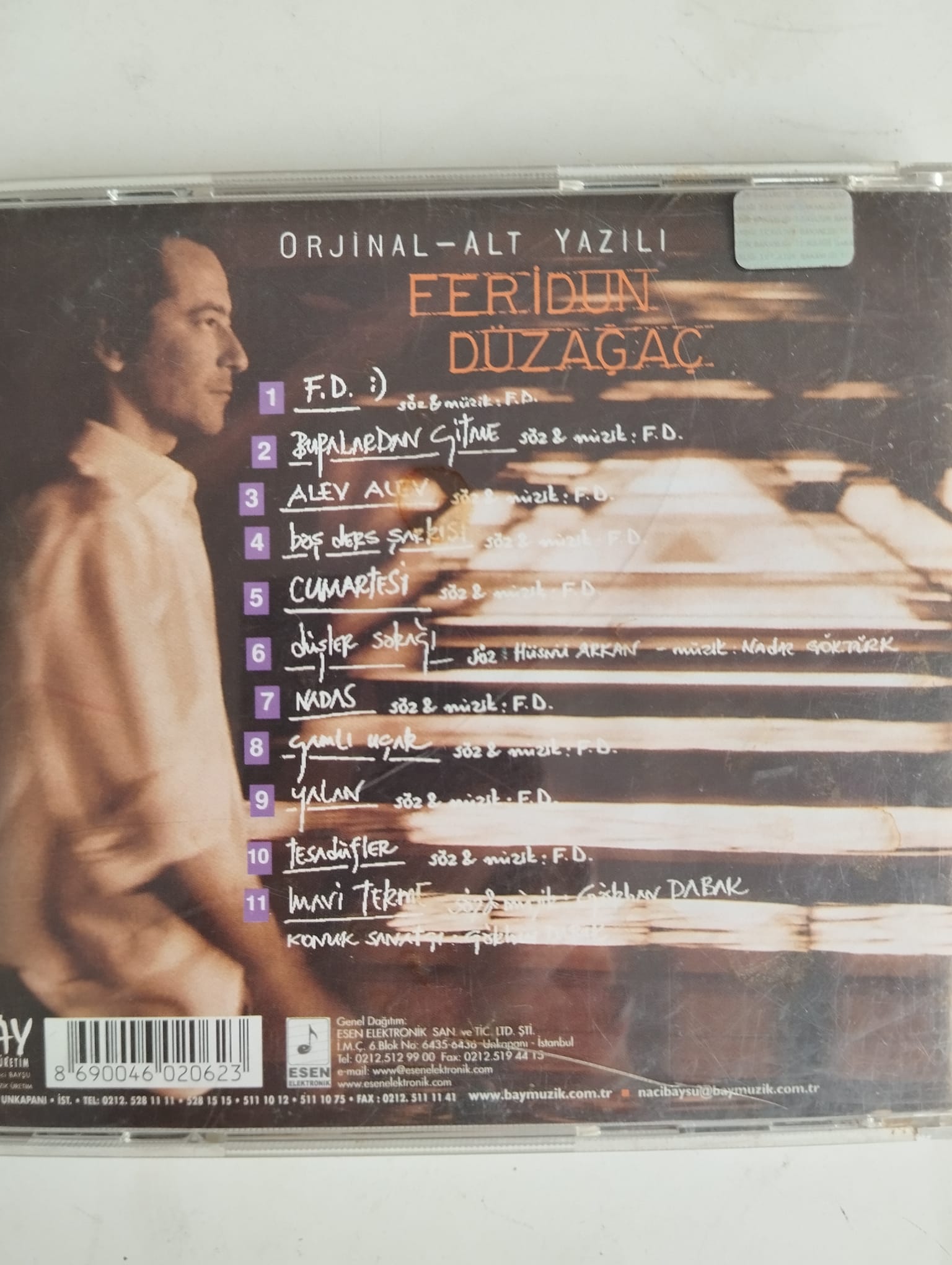 Feridun Düzağaç – Orjinal - Alt Yazılı - 2003 Türkiye Basım - 2. El CD Albüm