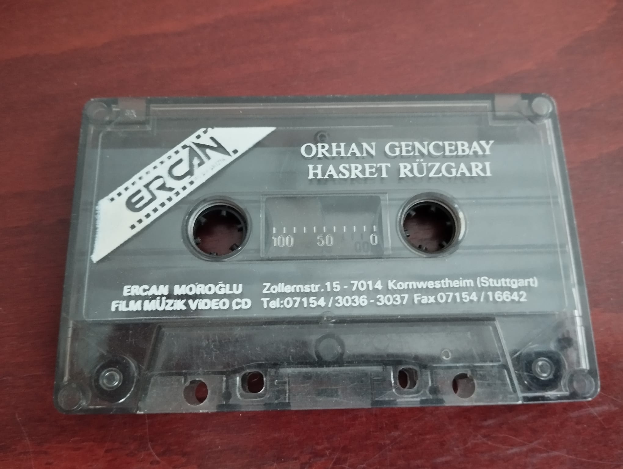 Orhan Gencebay – Hasret Rüzgarı - 1991 Almanya Basım Nadir Kaset / Ercan -Kapaksız-2.el